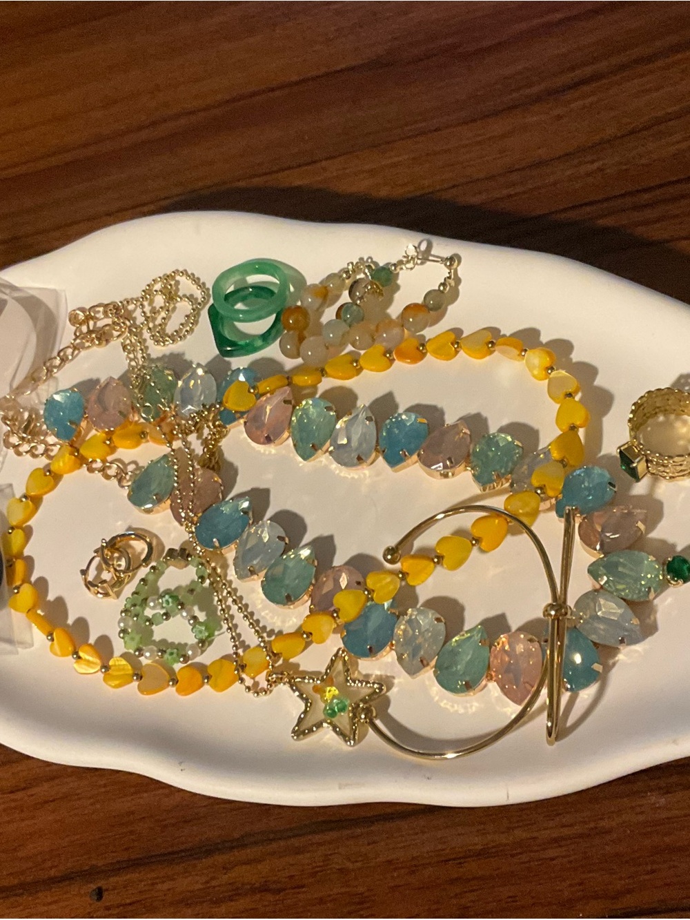 💛 Yellow & Green Jewelry Collection 💚
